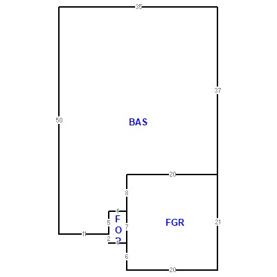Building layout (traversing data) of this property