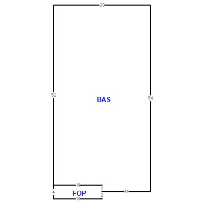 Building layout (traversing data) of this property
