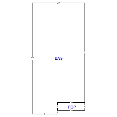 Building layout (traversing data) of this property