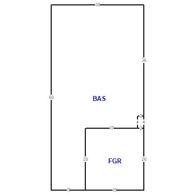Building layout (traversing data) of this property