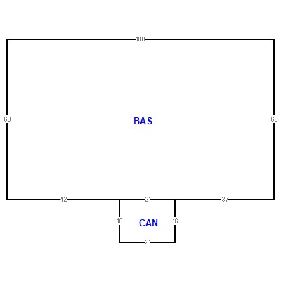Building layout (traversing data) of this property