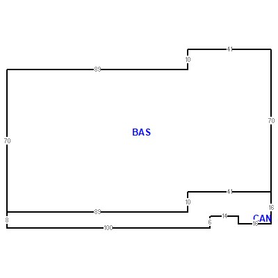 Building layout (traversing data) of this property
