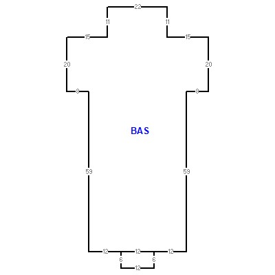 Building layout (traversing data) of this property