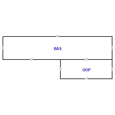 Building layout (traversing data) of this property