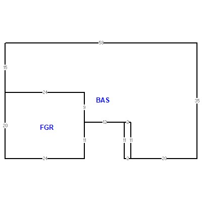 Building layout (traversing data) of this property