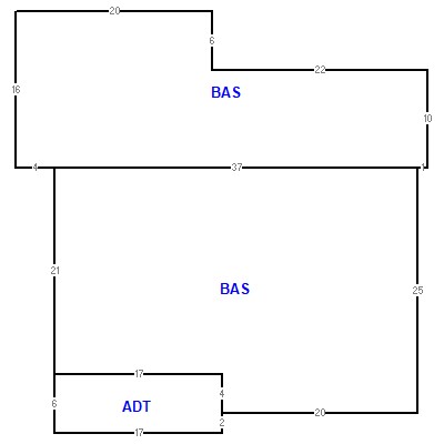 Building layout (traversing data) of this property