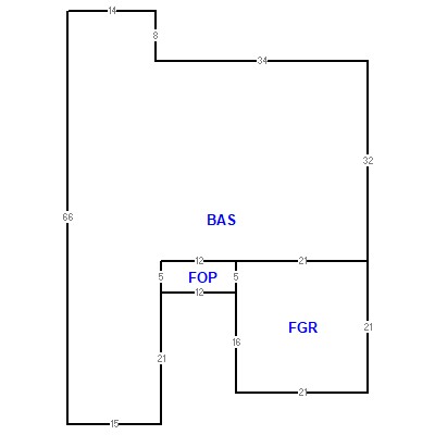 Building layout (traversing data) of this property