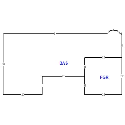 Building layout (traversing data) of this property