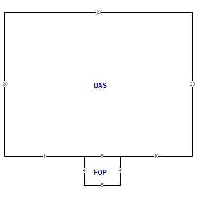 Building layout (traversing data) of this property