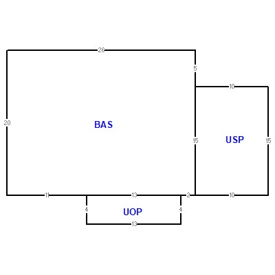 Building layout (traversing data) of this property