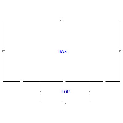 Building layout (traversing data) of this property
