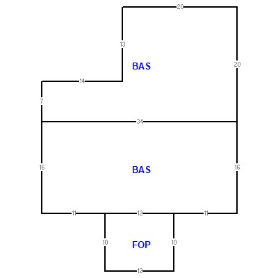 Building layout (traversing data) of this property