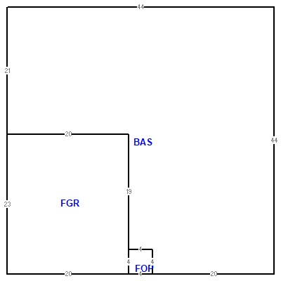 Building layout (traversing data) of this property