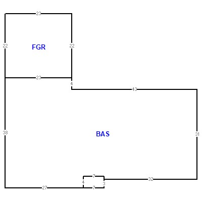 Building layout (traversing data) of this property