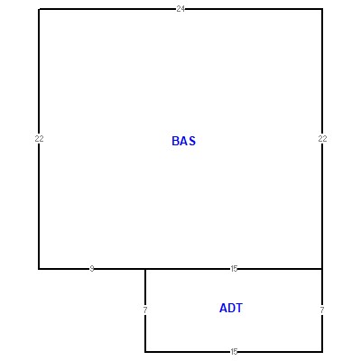 Building layout (traversing data) of this property
