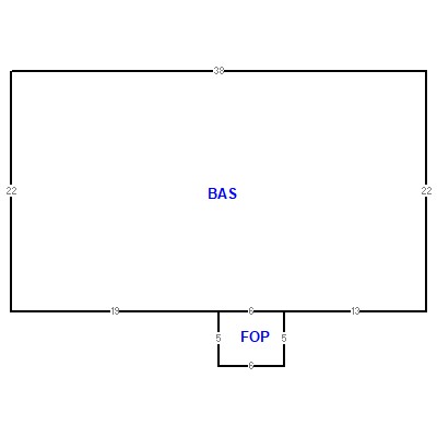 Building layout (traversing data) of this property