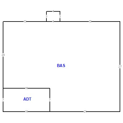 Building layout (traversing data) of this property