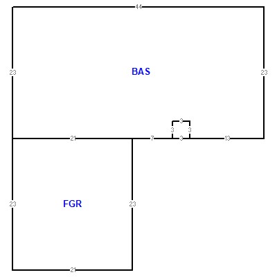 Building layout (traversing data) of this property