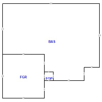 Building layout (traversing data) of this property