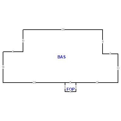 Building layout (traversing data) of this property