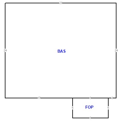Building layout (traversing data) of this property