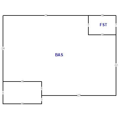 Building layout (traversing data) of this property