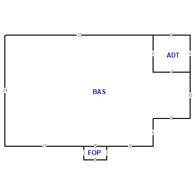 Building layout (traversing data) of this property