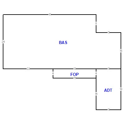 Building layout (traversing data) of this property