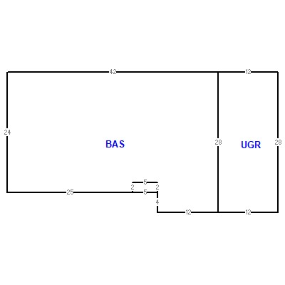 Building layout (traversing data) of this property