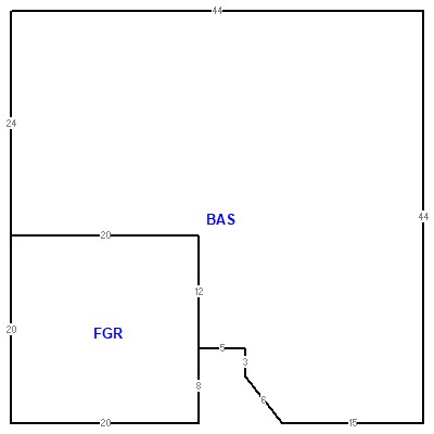 Building layout (traversing data) of this property
