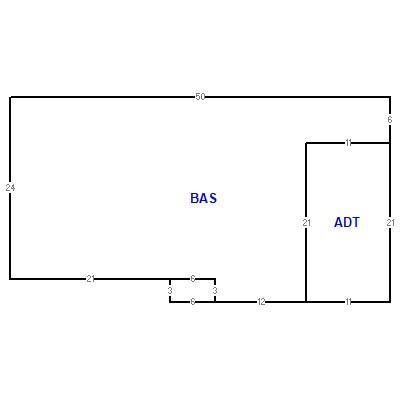 Building layout (traversing data) of this property