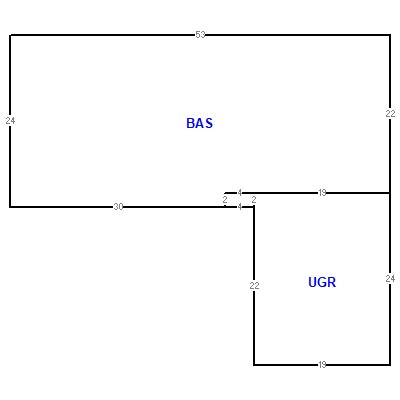 Building layout (traversing data) of this property