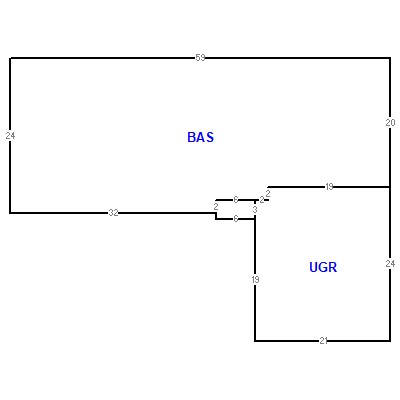 Building layout (traversing data) of this property