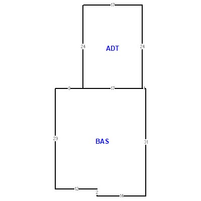 Building layout (traversing data) of this property