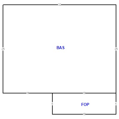 Building layout (traversing data) of this property