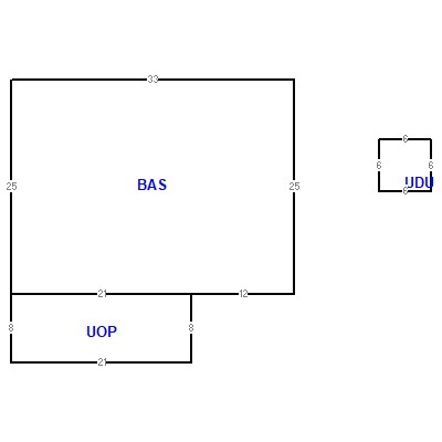 Building layout (traversing data) of this property
