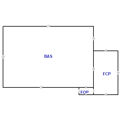 Building layout (traversing data) of this property