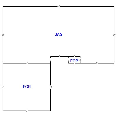 Building layout (traversing data) of this property
