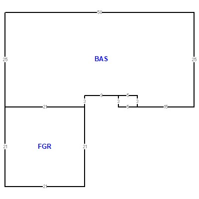 Building layout (traversing data) of this property