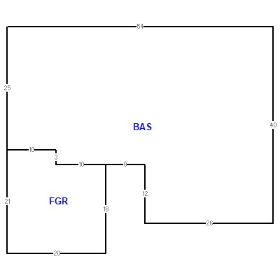 Building layout (traversing data) of this property