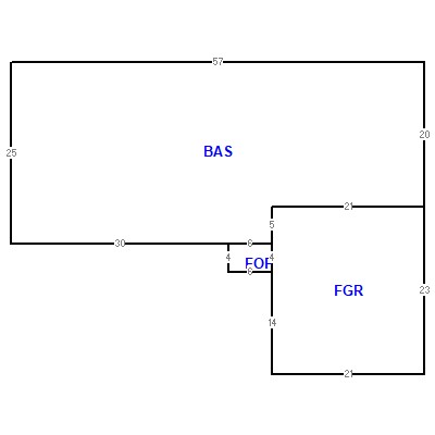 Building layout (traversing data) of this property