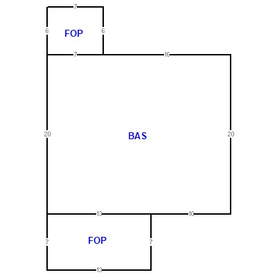 Building layout (traversing data) of this property