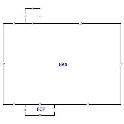 Building layout (traversing data) of this property