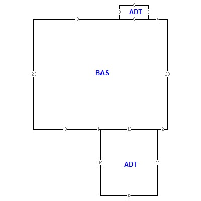Building layout (traversing data) of this property