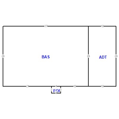 Building layout (traversing data) of this property
