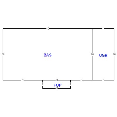 Building layout (traversing data) of this property