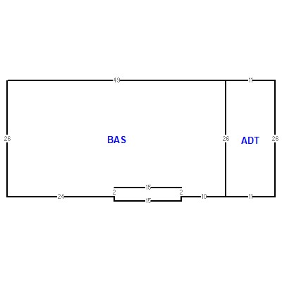 Building layout (traversing data) of this property