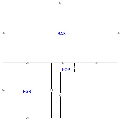 Building layout (traversing data) of this property