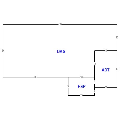 Building layout (traversing data) of this property