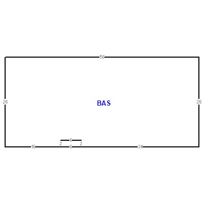 Building layout (traversing data) of this property